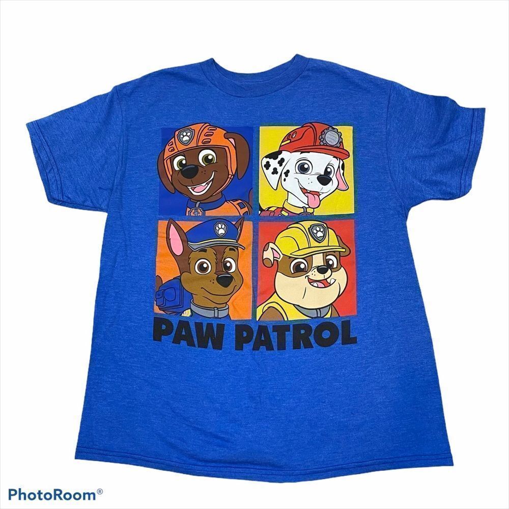 NWOT Paw Patrol Blue T-Shirt‎ Size 10/12 Unisex